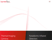 Tablet Screenshot of infratec-infrared.com